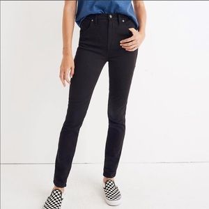 Madewell 9” High-Rise Black Skinny Jeans 23